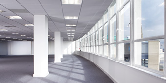 Open plan floor